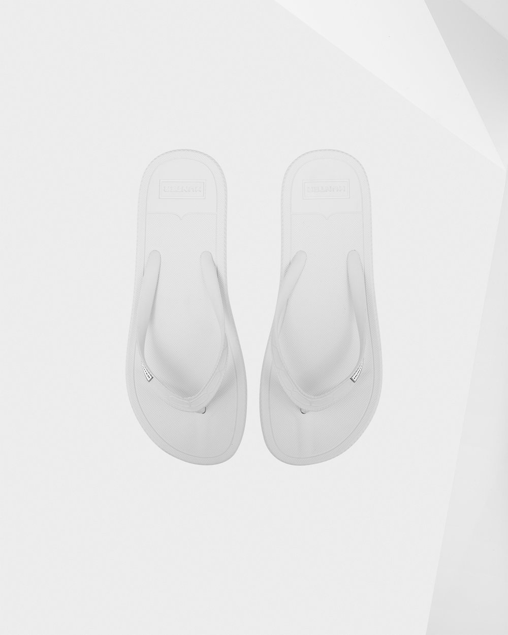 Hunter Original Flip Flops - Sale Online Womens White - EDWINH083